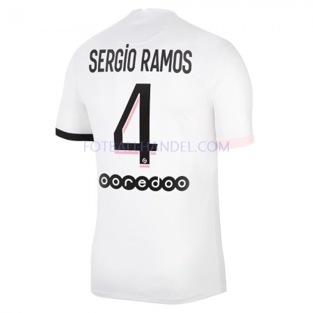 Herre Fotballdrakter Paris Saint-Germain Sergio Ramos 4 Borte 2021-22 Kortermet